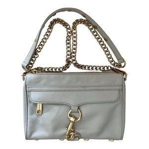 Rebecca Minkoff Mini MAC Crossbody Bag Light Blue